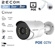 2ECOM POE CCTV 2MP 3MP 5MP 8MP POWER OVER ETHERNET IP CAMERA BULLET DOME TURRET AUDIO CABLE CAT6 WEA