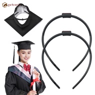 [getconf]  Graduation Cap Headband Graduation Cap Accessory Securely Attach Your Grad Cap with Doctor Cap Holder Headband Comfortable Fit 1pc/2pcs Options Available