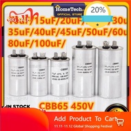 ZLAZ 450V AC Motor Capacitor Air Conditioner Compressor Capacitor CBB65 10uF 20uF 25uF 30uF 35uF 40u