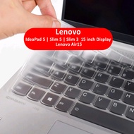 Keyboard Protector for Lenovo Ideapad 5 15" Slim 5 Slim 3 15" Lenovo Air15 15.6 inch Display Lenovo 