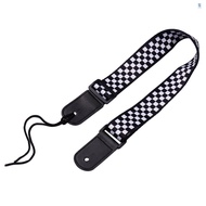 Adjustable Ukulele Strap Soft Polyester Shoulder Belt with Plastic Buckle Hanging Rope for Ukulele