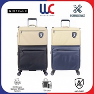 Giordano Anti-Thef EVA Fabric Ultra Lightweight Travel Trolley Softcase Luggage w TSA Lock - GE2343
