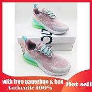 nike air max 270 running shoes for women sneakers with box and paperbag