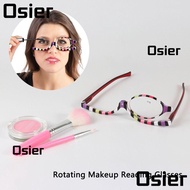 OSIER +1.50~+4.0 Diopter Rotating Makeup Reading Glasses Woman Folding Eyewear Magnifying Glasses