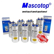 Mascotop Capacitor 100% Original  30uF/35uF/40uF/45uF/50uF [CBB65] 450VAC Aircond Capacitor