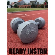 BARBEL 4 kg WEIGHT LIFTING DUMBELLS (SEND via GOJEK)