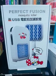 Hello Kitty USB 電蚊拍加滅蚊燈