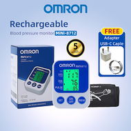 Omron digital blood pressure monitor home use rechargeable BP Medical Supplies Health Monitors & Tes
