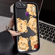 Casing HP OPPO F9 F9 Pro A7x Realme 2 Pro Realme U1 Case Yellow Bear Pattern New Silicone Case Casing HP Protective Two People Softcase