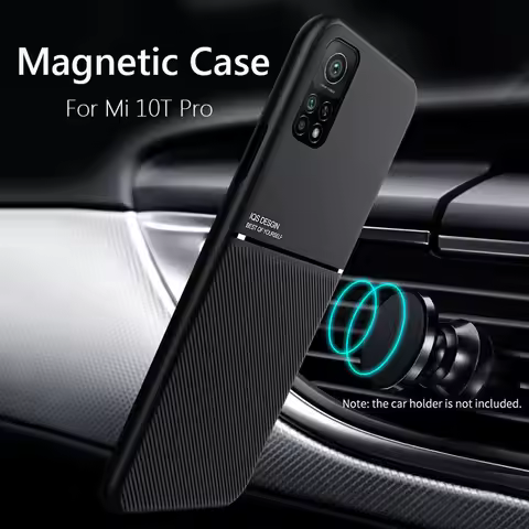 For Xiaomi Mi 10T Pro Case Car Magnetic Leather Cover Soft Frame Funda On For Xiaomi Mi 10T Pro Mi10