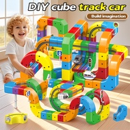 Fifty-One/Eighty-One Pieces Electric Train Track 3D Anti-Gravity Assembly Educational Kids Toy Gift 