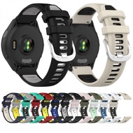 Suitable for Garmin Forerunner 265S/265 Silicone Strap 18/20/22mm Two-tone Universal Strap