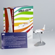 Ready Stock NG Brand 1: 400 Colorful Guizhou Airlines A320neo B-329J Airplane Model with Bracket Out