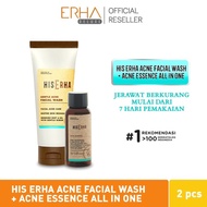 hk3 HIS ERHA Gentle Acne Facial Wash + Essence Serum - Perawatan
