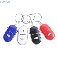 FUYAN Keyfinder Smart Mini Whistle Sensors Pet Tracker Keyring Light Torch Locator Tracker
