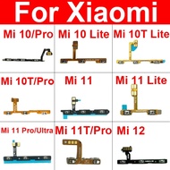 Power On Off Key Volume Side Button Flex Cable Ribbon For XiaoMi Mi 10 10T 11 11T Pro Lite Mi 11/ Mi 12 Repair Parts