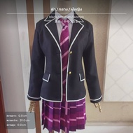 เครื่องแบบนักเรียน Cosplay จาก BanG Mythical Its MyGO สำหรับตัวละคร Takamatsu Tomori และ Chihaya Ano