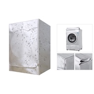 【HOT】 Silver Washing Machine Cover  washer Cover for Front Load Washer/Dryer