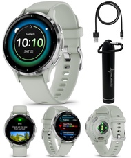 Wearable4U Garmin Venu 3S GPS Smartwatch, AMOLED Display 41 mm Watch, Advanced Health and Fitness Fe
