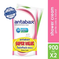 🏅READY STOCK🏅 Antabax Antibacterial Shower Cream Refill Pack (900ml x 2s)