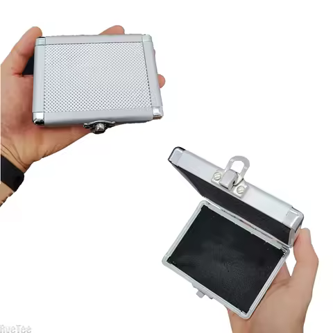 Small Tool Box Portable Mini Storage Case Aluminum Alloy ToolBox Mini Tool Box Hard Case Organizer P