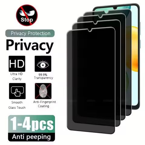 4/3/2/1Pcs For Honor X6d Glass Huawei Honor X6d Tempered Glass Privacy Anti-Spy 9H Glue Cover Phone 