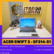 Acer Swift 3 - SF314-51 Core i7-7 RAM 8 GB SSD 256 GB 