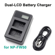 NP-FW50 dual slot camera battery charger is suitable for ZV-E10 Alpha A6000 A6300 A6400 A6500 A5000