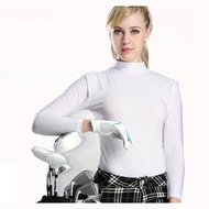Special offer! Lady Sungreen Top Polo Shirt Summer Ice Compression Women Long Sleeve Tshirt Dry Fit