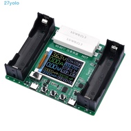 YOLO Battery Capacity Tester Module Type-C 2/4 Ports Internal Resistance Tester MAh MWh 18650 Battery Tester