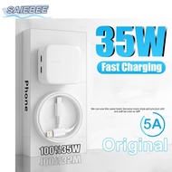 Fast Charging PD 35W USB C Adapter Fast Charger QC 3.0 Charger 1Phone Charger USB Type-C Plug