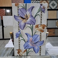 Keramik Dinding Bunga Mulia Accura Lily Viola 25x40