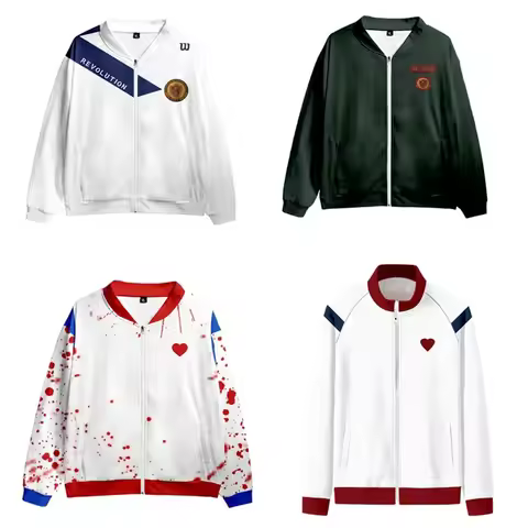 All of Us Are Dead Cosplay Costume Hoodies Pullover Sweatshirt Adult Men Casual Streetwear Coat Jack