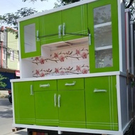 Rak piring 4 pintu kayu, lemari sayur terbaru, lemari dapur minimalis. bisa COD (khusus Banten)