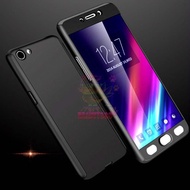 Beauty Softcase Vivo V9 Black (2in1) Case Fullbody Cover Vivo V9 Baby Skin Softcase Vivo V9 / Siliko