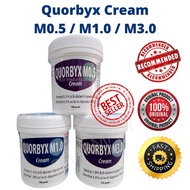 Quorbyx M0.5/M1.0/G25 Menthol in Aqueous Cream - 100g for Dry / Itchy skin or Eczema, moisturizer