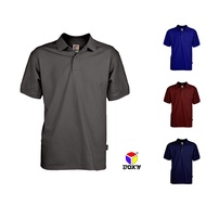 GREY T SHIRT BERKOLAR LELAKI T SHIRT KOSONG T SHIRT PLAIN Microfiber Polo Shirt  BAJU KOSONG LELAKI TSHIRT KELABU