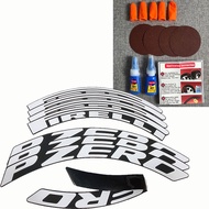 (1 PZERO IRELLI) 3D ยางรถยนต์ตัวอักษรสติกเกอร์ยางตัวอักษรล้อโลโก้รถรูปลอกสากลดัดแปลงรูปลอกอุปกรณ์จัด