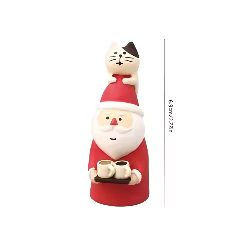 Zakka Cat Ice American Ornament Car Dashboard Screen Cartoon Decoration Resin Small Ornament Desktop