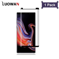 LUOWAN อุปกรณ์ป้องกันสำหรับ Samsung Galaxy Note 9กระจกกันรอย (เคสใช้ได้ง่าย) กระจกเทมเปอร์ป้องกันหน้