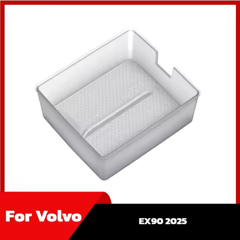 For Volvo EX90 2025 Armrest Storage Box Car Central Control Organizer Container Stowing Tiding ABS I