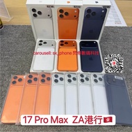 iPhone 17 Pro Max 256/512/1TB   ZA港行🇭🇰  全原裝 無拆無維修過  *鋪頭提供一個月保養 部分有原廠保 （數量多歡迎上黎揀機 詳情機況價錢睇下面 read more