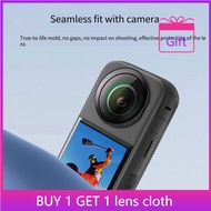 Insta360 X5 X4 Lens Guard Replacement Front Rear PC Tempered Glass Twist-On Protective Cover Auto Re