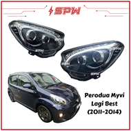 Perodua Myvi Lagi Best Head Lamp Head Light (2011-2014) LED Light Stripe Headlamp Headlight 2011 201