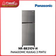 PANASONIC Kulkas 2 Pintu Kapasitas 196 Liter  Inverter  NR-BB210V-H