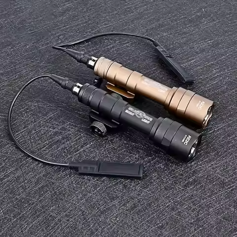 Tactical Surefir M600 M600C M600U Airsoft Powerful SF Flashlight Torch Scout Rifle LED Light Fit 20m