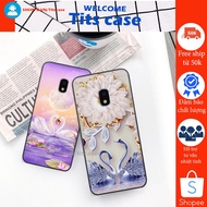 Samsung Galaxy J3 PRO / J5 PRO / J7 PRO case printed with swans, lucky flowers, unique UNIQUE - STRA