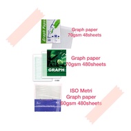 A4 Graph / Isometric / Science Graph Paper 60gsm 70gsm 480pcs