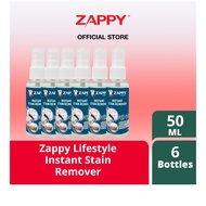 Zappy Lifestyle Instant Stain Remover 50ml x 6 Bottles
