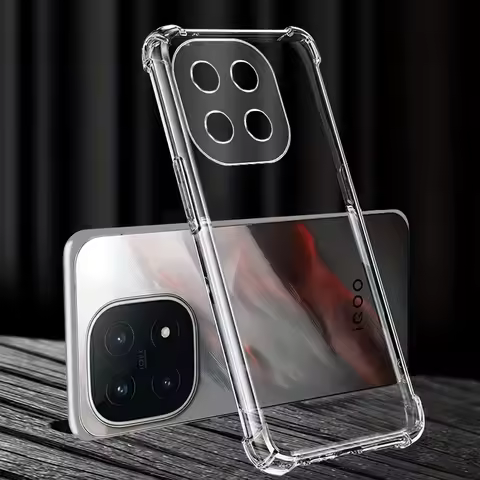 Transparent Phone Case for Vivo IQOO 15 Soft Silicone for Vivo IQOO 15 Back Cover Clear Case